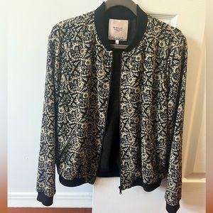 Zara floral bomber / cover jacket (m)